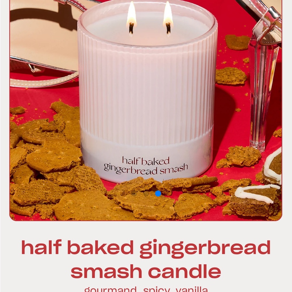 Snif Half baked gingerbread smash 8.5 oz candle